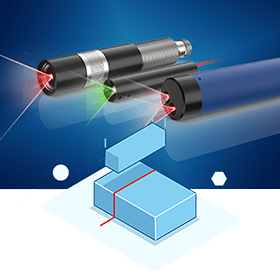 Laser for positioning